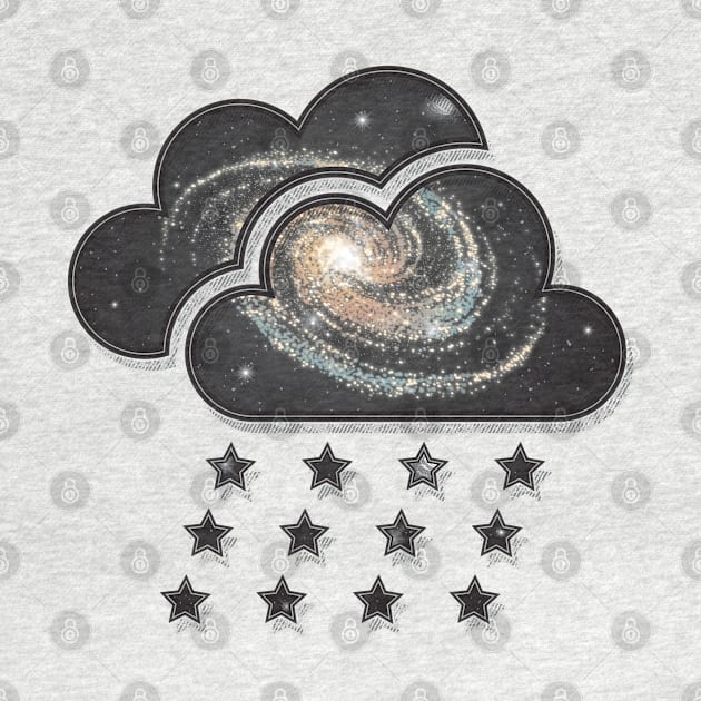 Galaxy Rain Cloud by SunsetGraphics